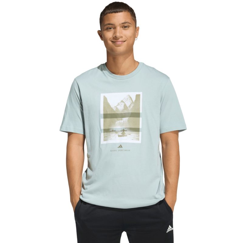 Men's adidas Outdoor Kayaking Graphic T-shirt mint KG5409