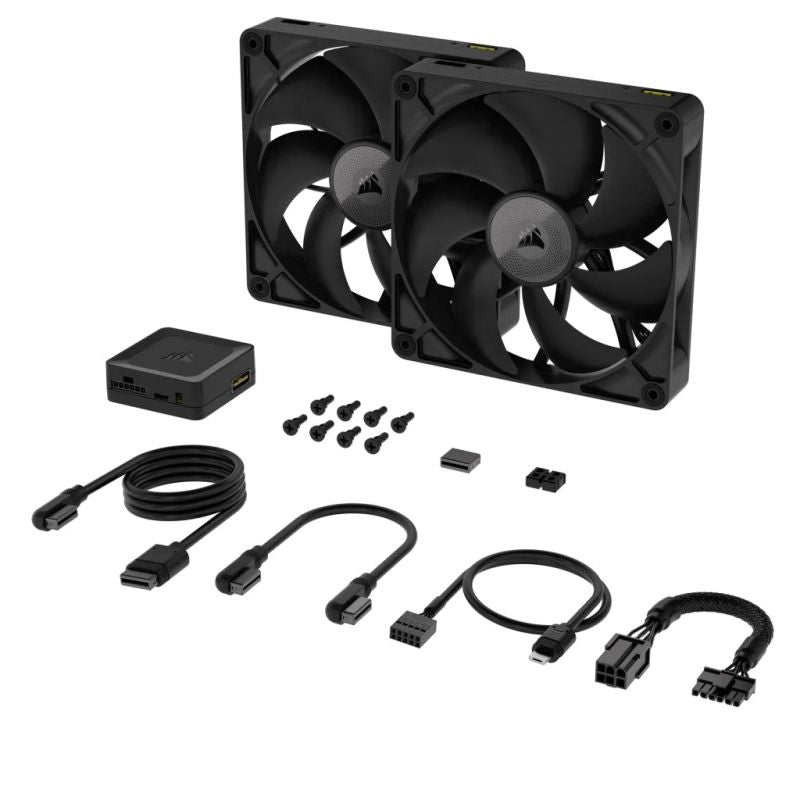 Corsair iCUE LINK RX140 Computer Case Fan 14 cm Black 2 pcs. Chłodzenie/Chłodzenie - wentylatory Your Sports Performance
