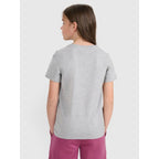 Regular plain girls' T-shirt 4F 4FJRMM00TTSHF3231-25M 4f