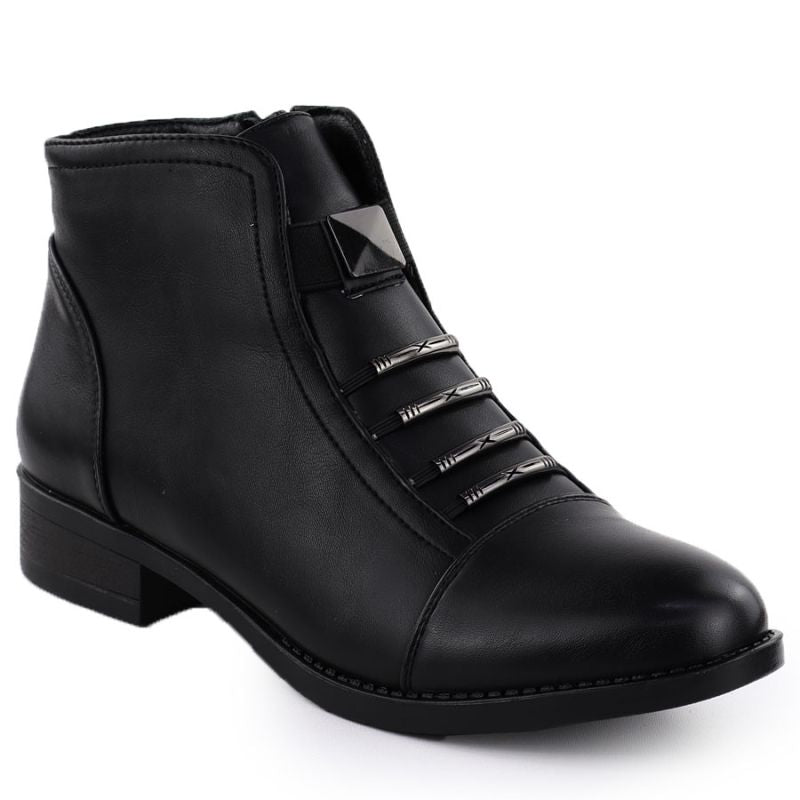 Women's black worker boots with socks Sabatina To be categorized Your Sports Performance