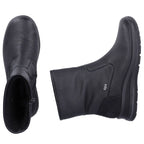 Rieker L7760-00 women's waterproof black ankle boots