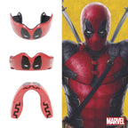OZ-TT "Extro Marvel Deadpool" Mouthguards Red and Black SENIOR In preparation Your Sports Performance
