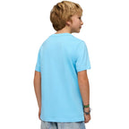 Puma ESS Small No. 1 Logo Centered Tee for Kids Blue 692975 45