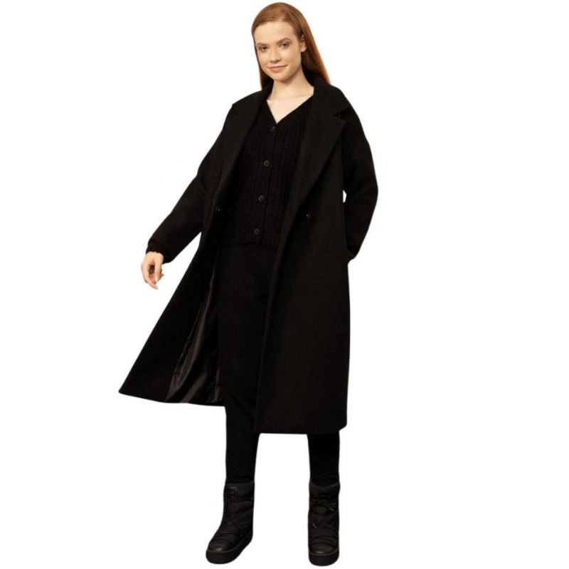 Outhorn Women's Coat Deep Black OTHAW22TCOUF003 20S In preparation Your Sports Performance