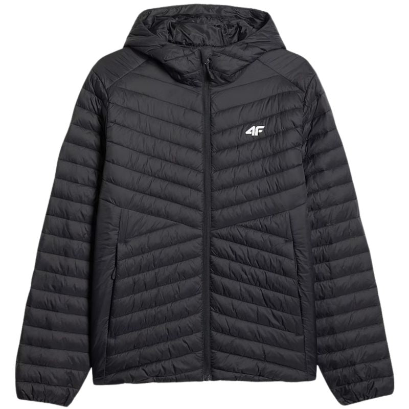 Men's jacket 4F M0852 deep black 4FWSS26TDJAM0852 20S