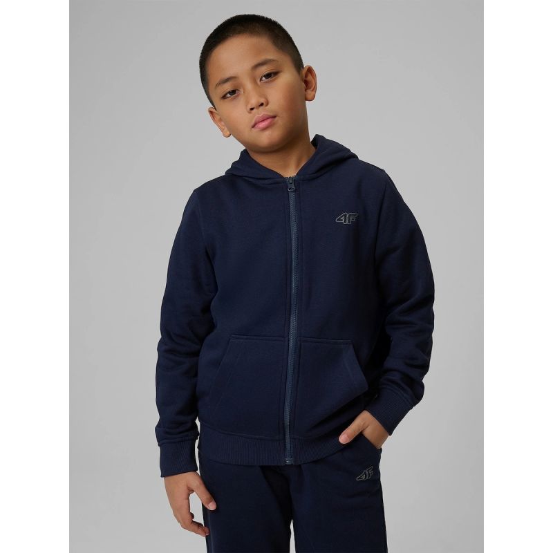 Boy's regular hooded sweatshirt 4F 4FJRMM00TSWSM2747-31S