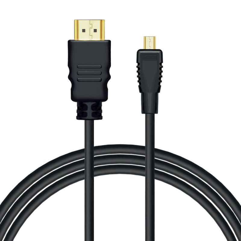SAVIO HDMI CABLE (M) - MICRO HDMI (M), 2M, BLACK, CL-40/M Kable i adaptery/Kable HDMI Your Sports Performance