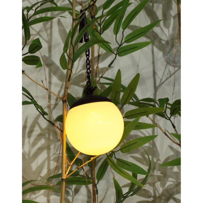 SOLAR LAMP PLASTIC BALL HANGING WITH CLIP 10X30CM Dom I Ogród/Lampy I Lampiony/Lampy Your Sports Performance