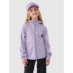Windproof softshell jacket with neodry 5000 membrane for girls 4F Junior 4FJWAW24TSOFF261-51S 4f