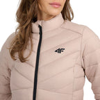 Women's jacket 4F F0855 beige 4FWSS26TDJAF0855 83S