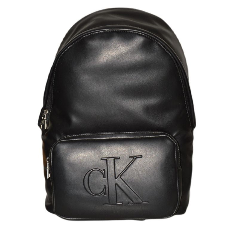 Calvin Klein Leather Laptop Backpack Black - ZM0ZM02568BDS Akcesoria i sprzęt koszykarski/Saszetki, nerki Your Sports Performance