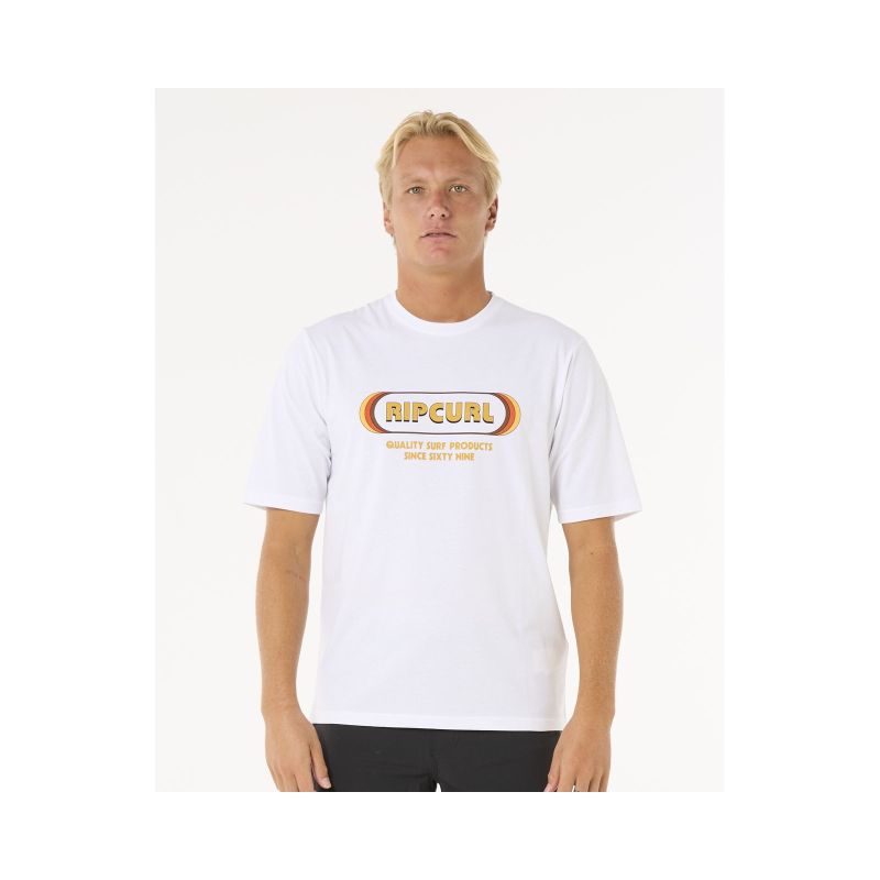 RIP CURL Icons Of Surf UPF S/S Lycra white