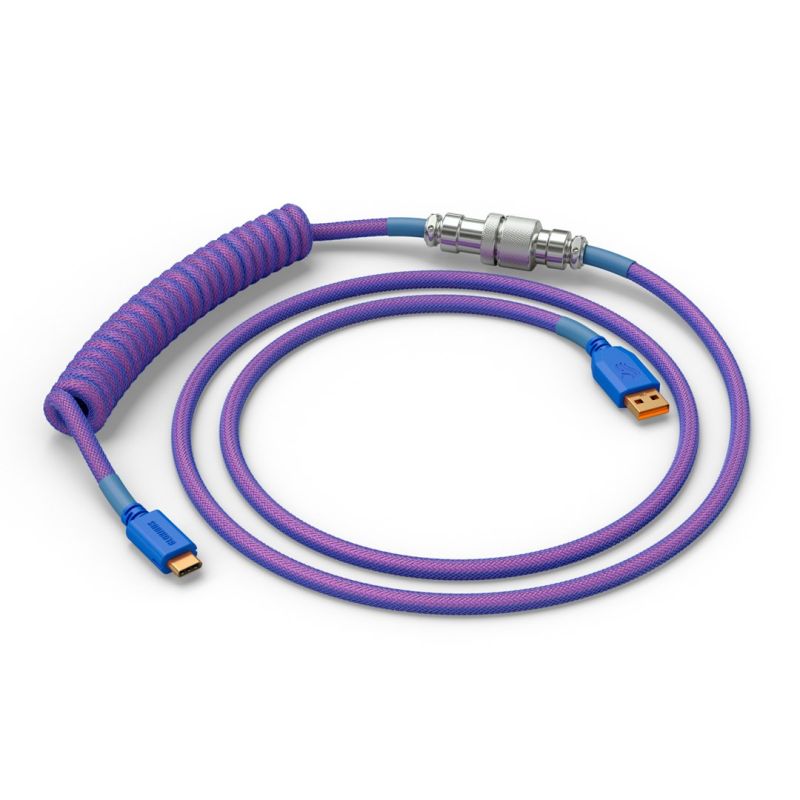 Glorious Gaming GLO-KB-ACC-CBL-COIL-NEB Keyboard/Mouse Cable Purple 1.4m Kable i adaptery/Kable USB Your Sports Performance