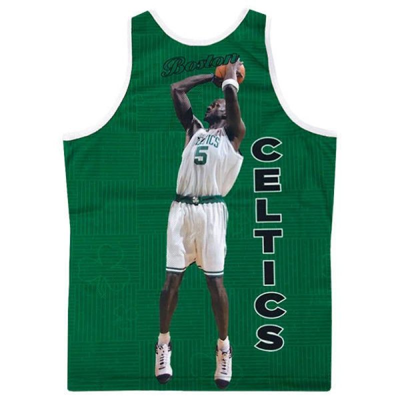 Mitchell & Ness NBA Boston Celtics Kevin Garnett Tank Top Green - MSTKSC19048 Koszulki NBA Your Sports Performance