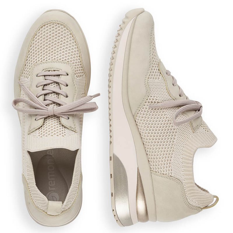 Comfortable Remonte W RKR693 beige sports shoes Footwear/Lifestyle/Rieker Your Sports Performance