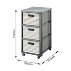 ROTHO Large shelf with 3 drawers COUNTRY cappuccino/anthracite Dla zwierząt/Miski, pojemniki i poidełka (uniwersalne) Your Sports Performance