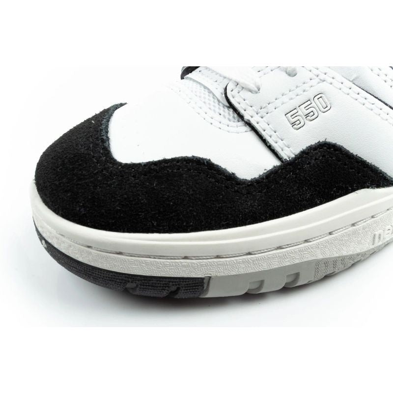 New Balance 550 youth sports shoes sneakers leather fashionable black white New Balance