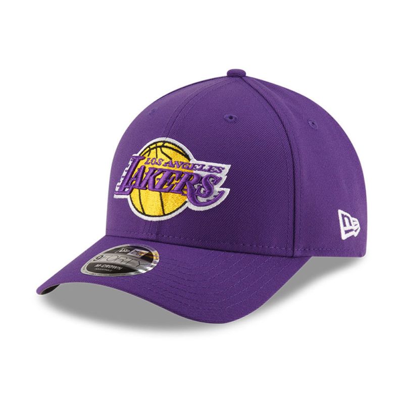 New Era 9FORTY Los Angeles Lakers NBA Team M-Crown Purple Snapback Cap - 60755462 Odzież/Czapki/Czapki z daszkiem Your Sports Performance