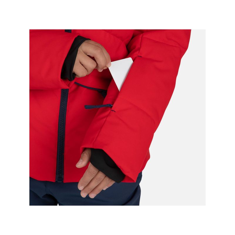 Rossignol Boy Siz Jkt Jacket Red Rossignol