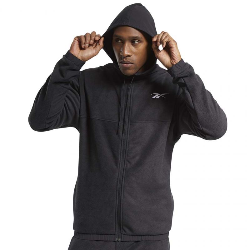 Reebok Workout Ready Fleece Full Zip Hoodie M FS8450 Clothing/Training Reebok