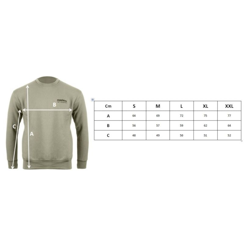 MASTERS BM-MFE men's sweatshirt green In preparation Your Sports Performance