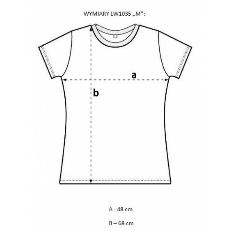 Women's T-shirt LEONE LW1035/S16 gray "M" In preparation Your Sports Performance
