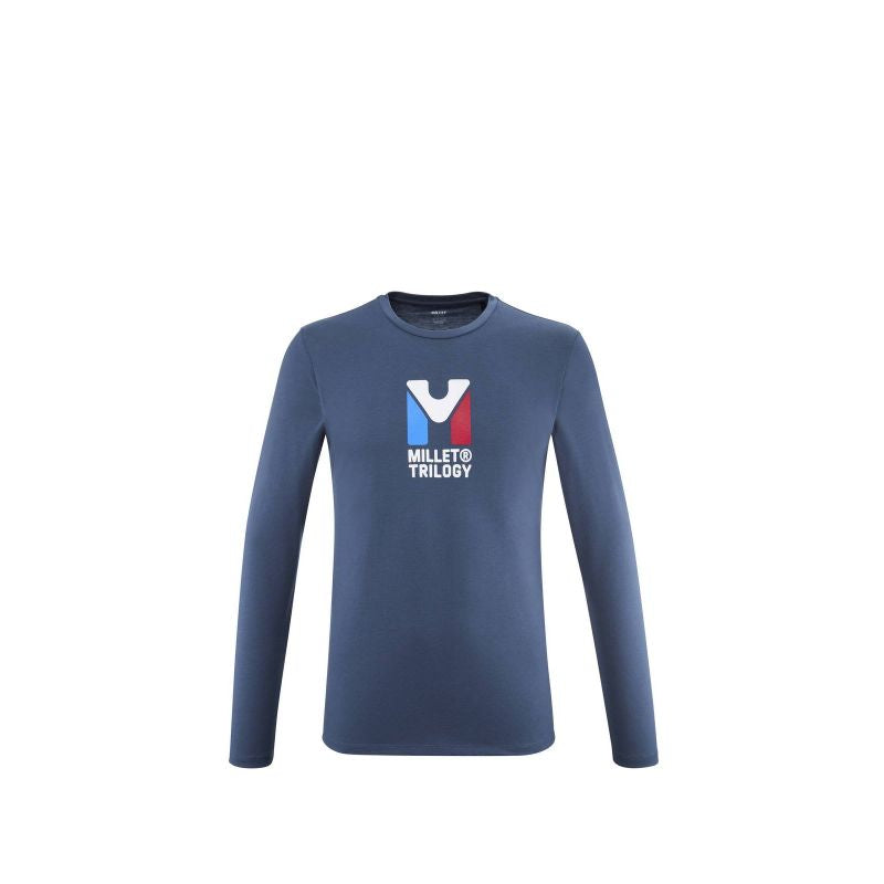 MILLET M Chamonix Tri Ts Ls T-shirt navy blue Import z PMSport Your Sports Performance