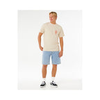 RIP CURL Search Icon Tee Beige