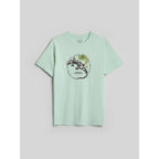 Men's regular printed T-shirt 4F 4FKAW26TTSHM4474-47S