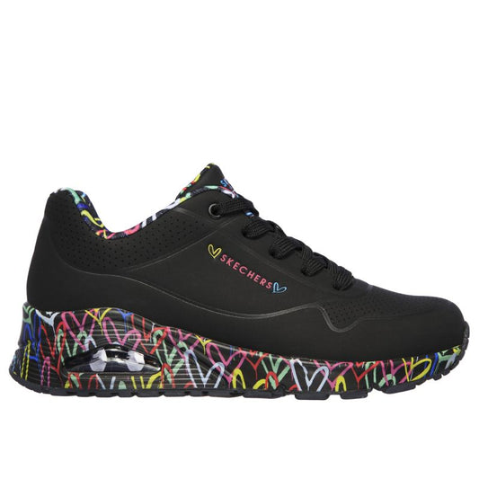 Skechers women's shoes UNO LOVING LOVE 155506 BBK Skechers