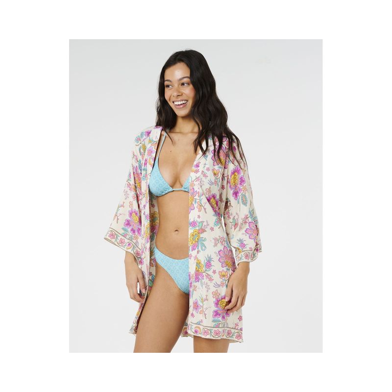 RIP CURL Half Moon Bay Kimono Women's Shirt Multicolor