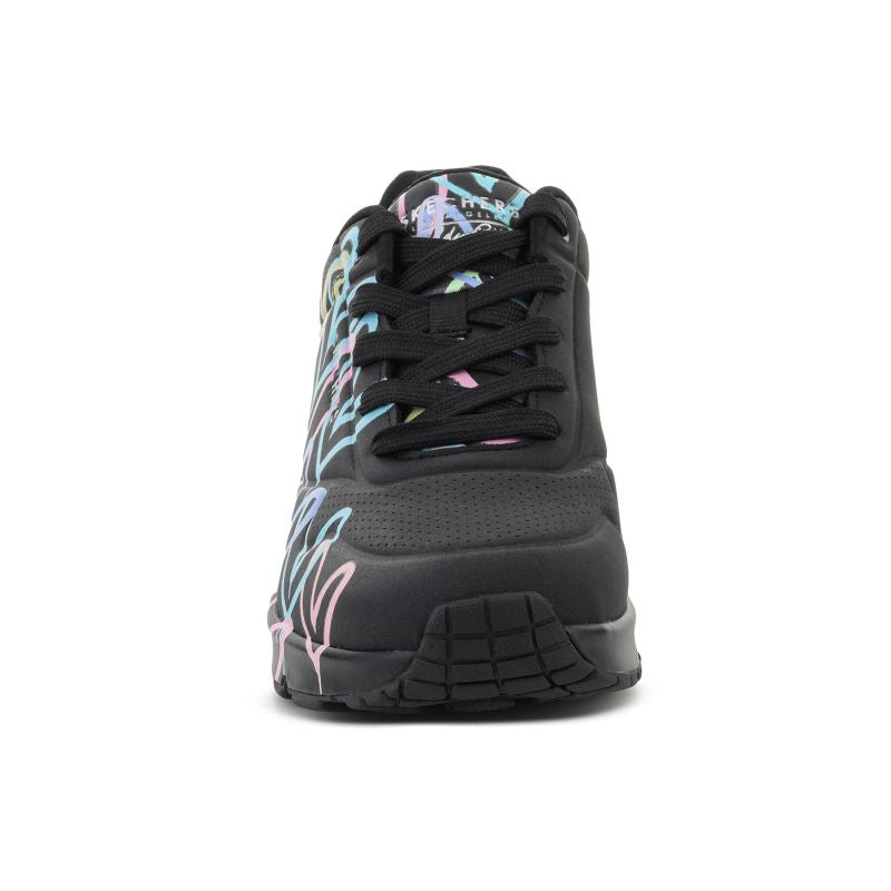 SKECHERS UNO-SPREAD THE LOVE BLACK/PURPLE/TURQUI 155507-BPTQ