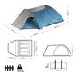 NILS CAMP trekker NC6012 camping tent blue-gray Import z Action/Kemping/Namioty Your Sports Performance