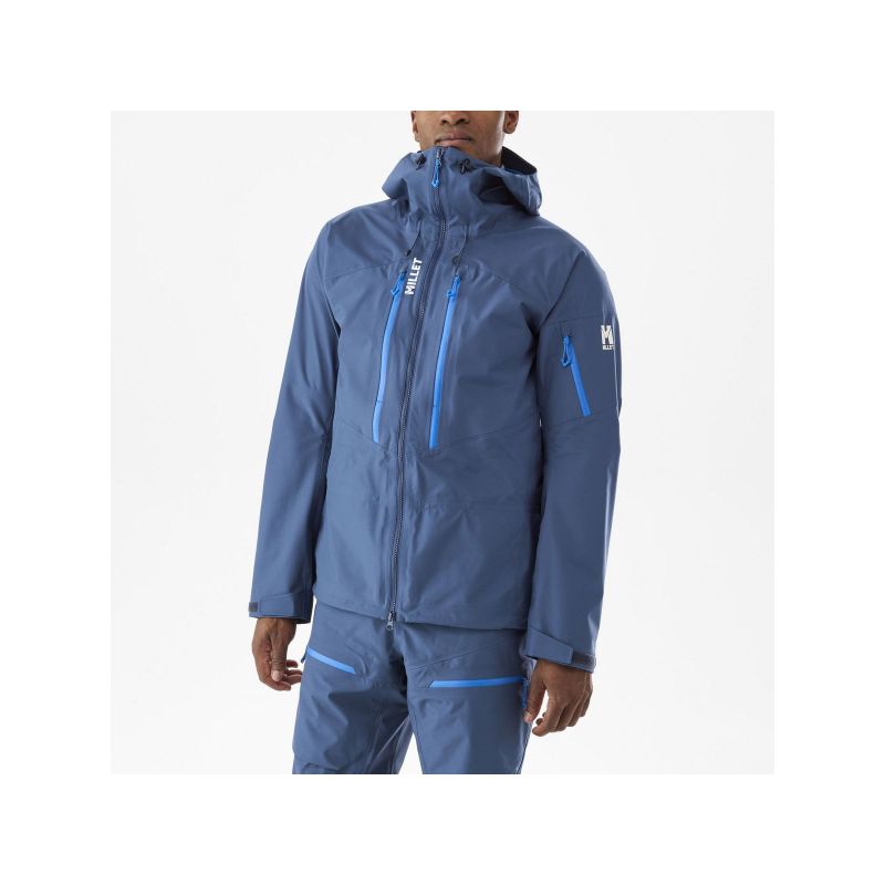 Men's ski jacket MILLET M MHITE 3L JKT navy blue