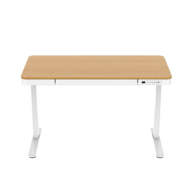 Tuckano Electric Height Adjustable Desk ET119W-C White/Oak. Desk top dimensions 120 x 60cm. Biurka/Biurka nowoczesne Your Sports Performance