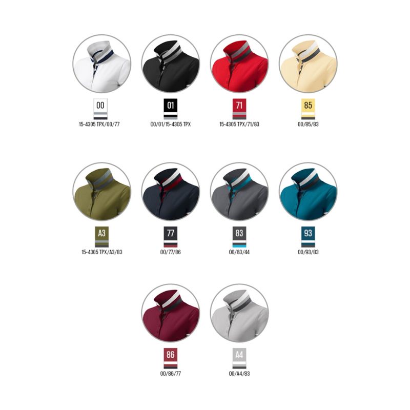Malfini Collar Up W MLI-25783 light anthracite polo shirt Clothing/Lifestyle/T-shirts/Malfini Malfini