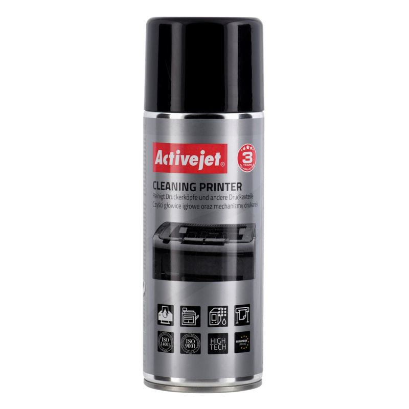 Activejet AOC-401 Printer and Device Cleaner (400 ml) Essential in every office and home with a printer. This special spray cleaner is designed for gentle and effective cleaning of printers and copiers. In preparation Your Sports Performance