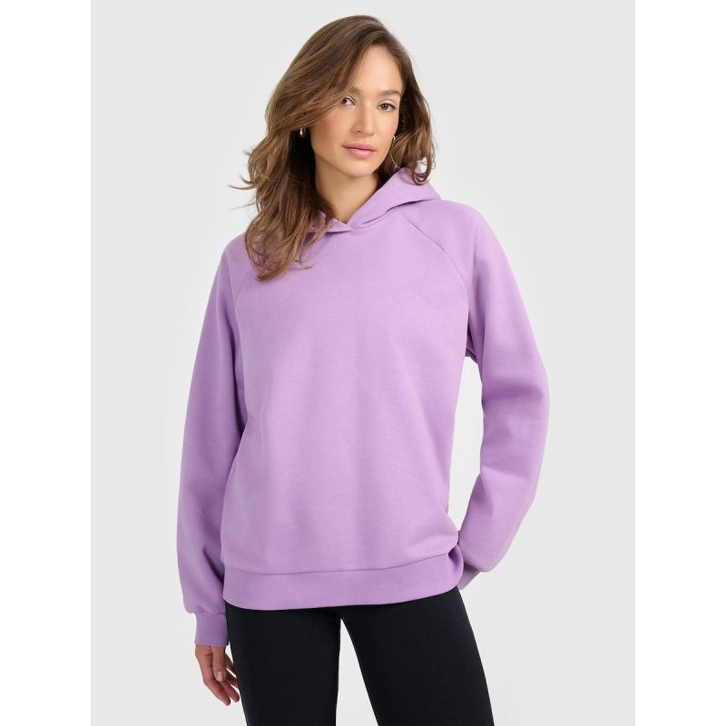 Women's sweatshirt with hood, open, 4F 4FRAW25TSWSF2775-52S 4f