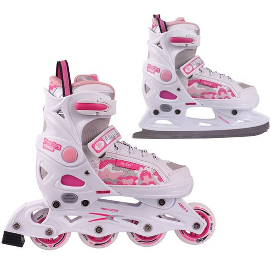 Mico Princess 2in1 Roller Skates PW-126B-8 In preparation Your Sports Performance