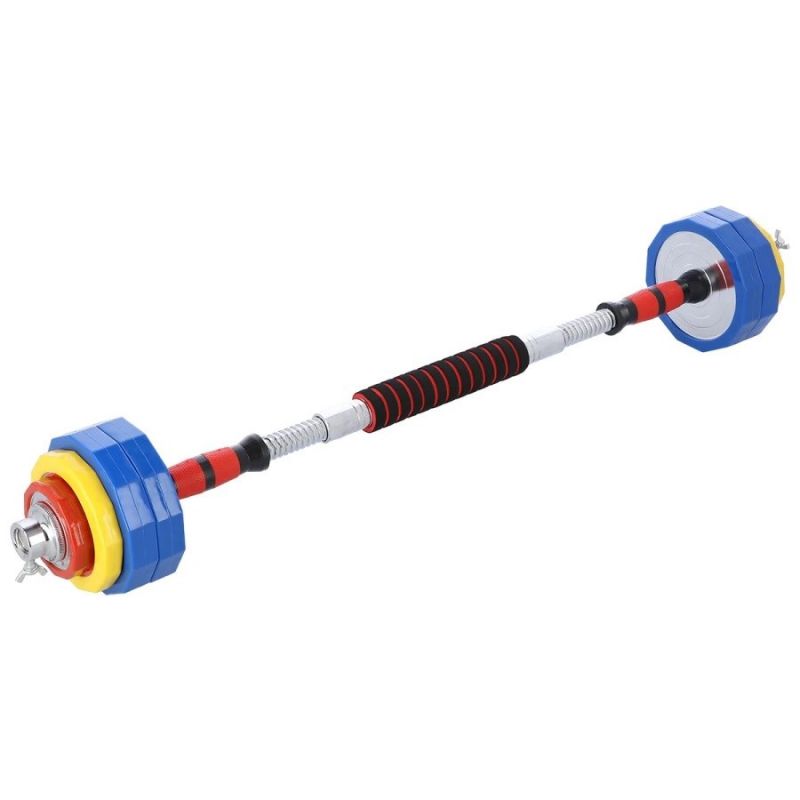 Colorful dumbbells with barbell function in a HMS SKC20 case 2 x 10 kg In preparation Your Sports Performance
