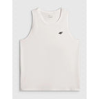 Men's sleeveless regular plain t-shirt 4F 4FRSS26TSLEM367-10S 4f