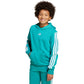 adidas 3 Stripes Fleece Hoodie 225 Turquoise JN2417 In preparation Adidas