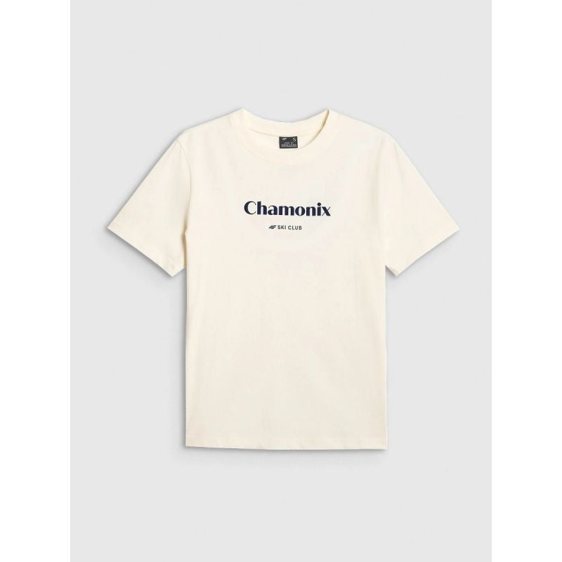 Women's loose T-shirt with print 4F 4FRAW25TTSHF3409-12S 4f