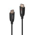 Lindy 10m Fiber Optic Hybrid HDMI cable Kable i adaptery/Kable HDMI Your Sports Performance
