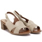 Beige Sergio Leone SK578-S women's leather block sandals LEONE
