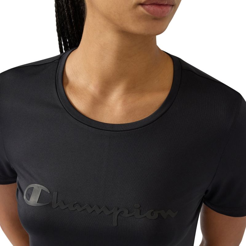 Champion Women's Crewneck T-Shirt Black 118511 KK001