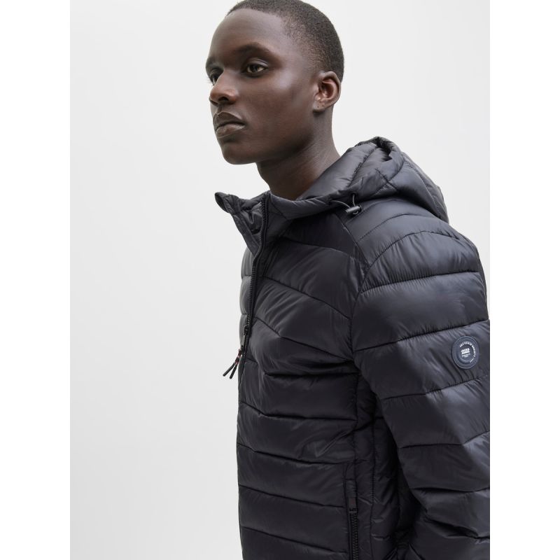 Jack&Jones men's down jacket JJEBRADLEY LIGHT BODYWARMER COLLAR NOO 12280970 BLACK In preparation Your Sports Performance