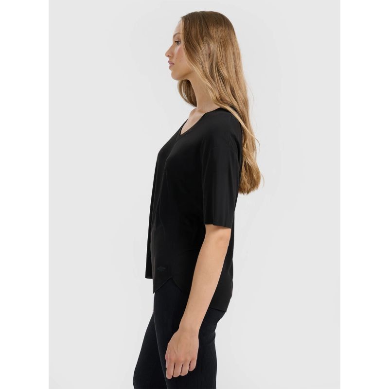 Women's oversize T-shirt with modal 4F 4FRAW25TTSHF3283-21S 4f