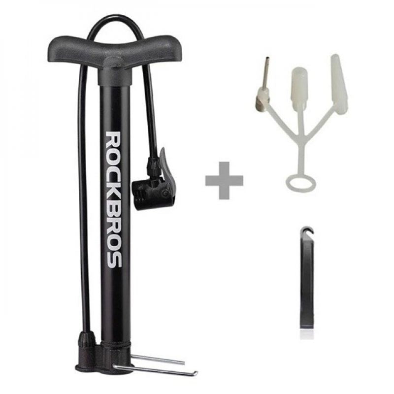 Rockbros A320 Floor Bicycle Pump - Black In preparation Your Sports Performance