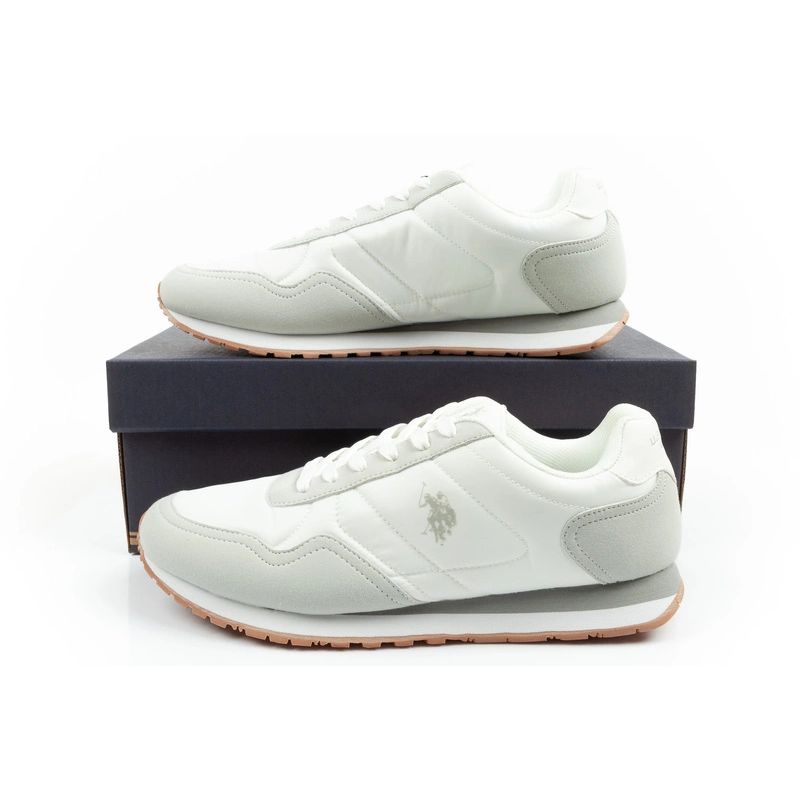 US Polo Assn sports shoes sneakers men's fashionable comfortable white Your Sports Performance